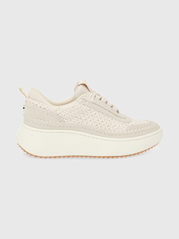 DOUBLETAKE sneaker in beige on platform - 1