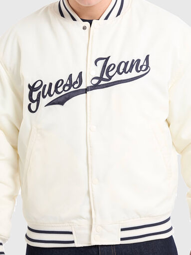 Bomber jacket with logo embroidery - 5