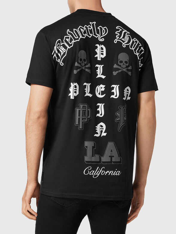 Accent back print T-shirt  - 2