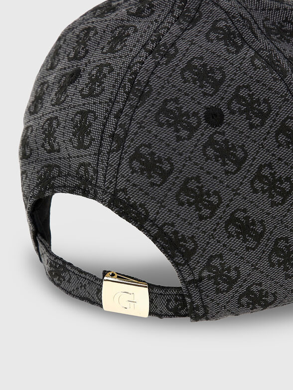 KATYA baseball cap with monogram logo print - 4