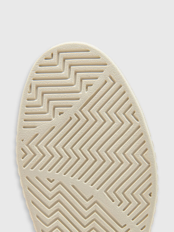 GAME STEP beige sports shoes with logo accent - 5