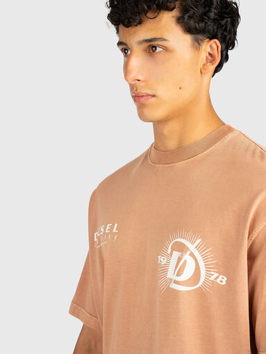 Black cotton T-shirt - 4