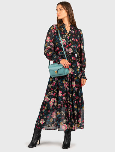 Long dress with floral design - 5
