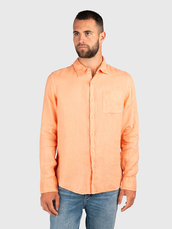 Long sleeved linen shirt - 1