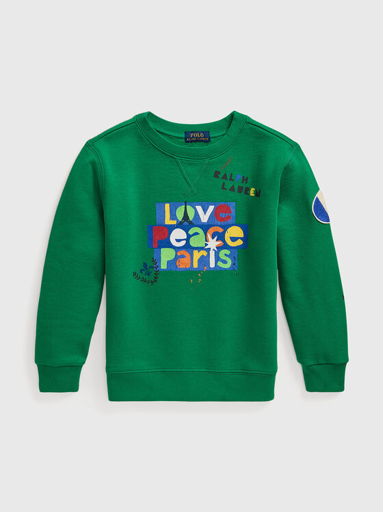 Sweatshirt with contrasting print - 1