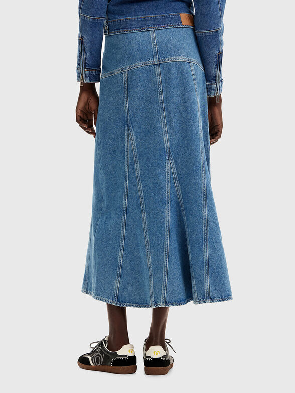 Midi denim skirt  - 2