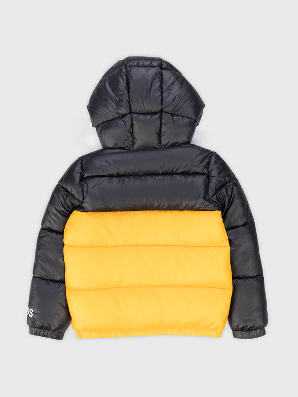 Padded jacket with quilted effect - 1