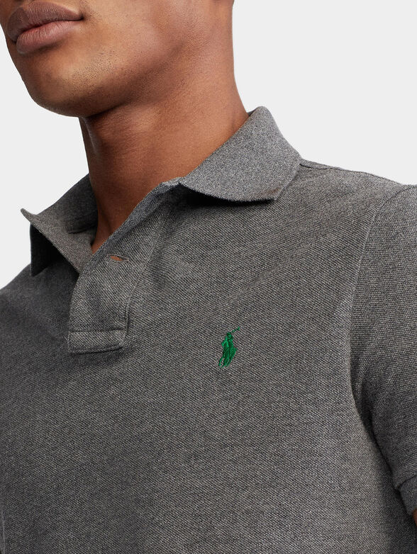 Grey polo-shirt - 3