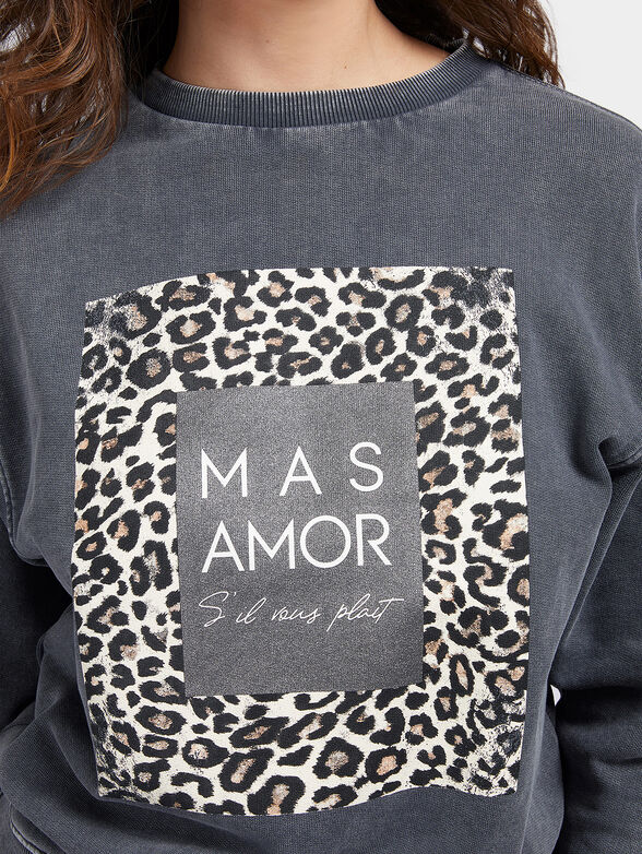 DAGMAR Sweatshirt with worn-out effect - 4