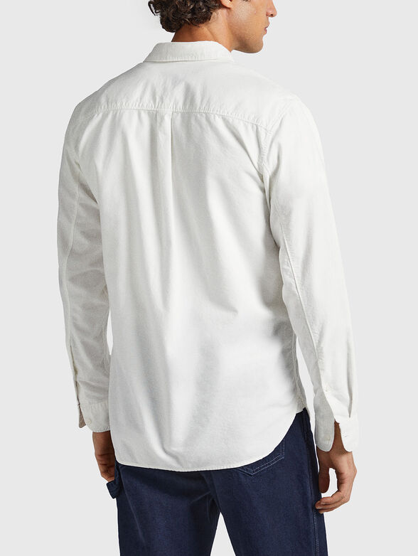 FABIO cotton shirt in grey - 3