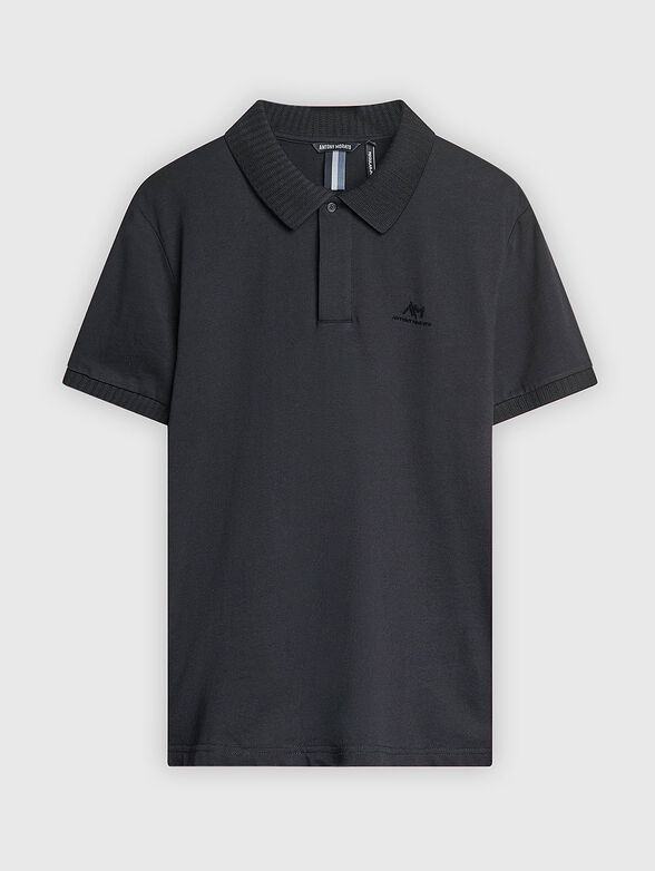 Short sleeve cotton polo shirt - 1