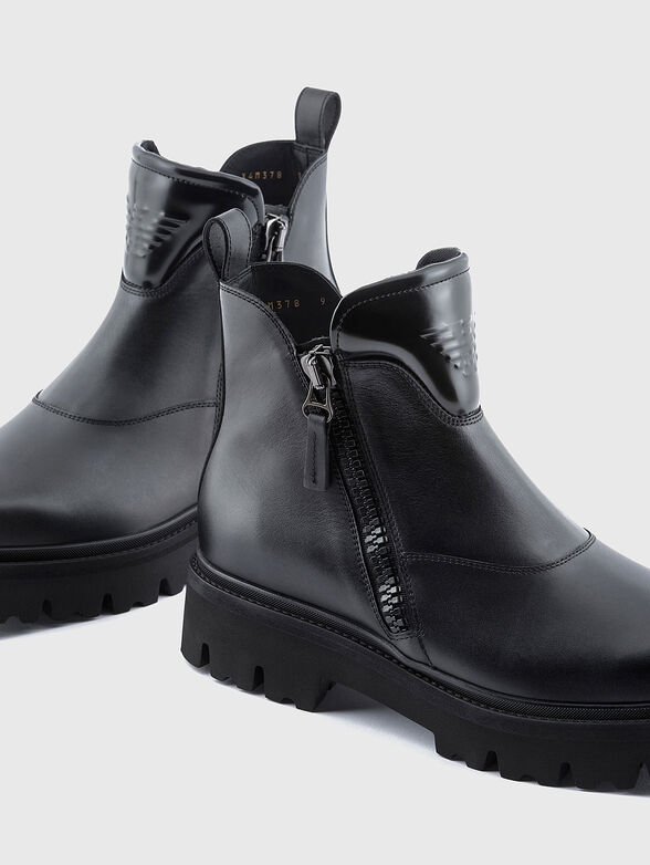 Leather ankle boots - 4