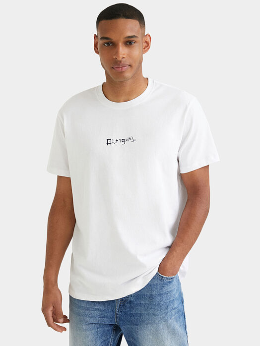 POL cotton T-shirt with print on the back