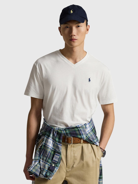 Тениска с V-образно деколте - 1