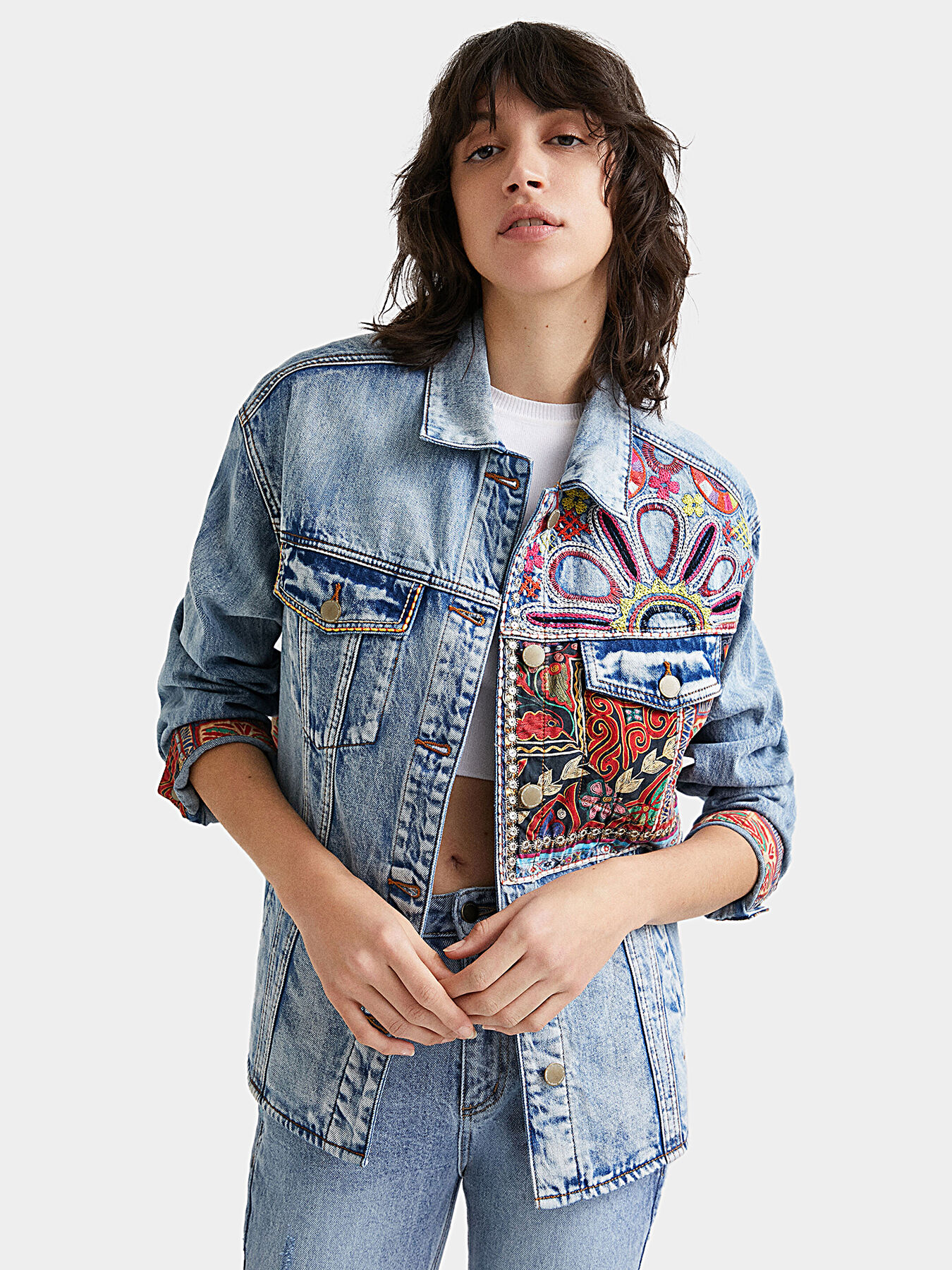 Desigual denim new arrivals jacket