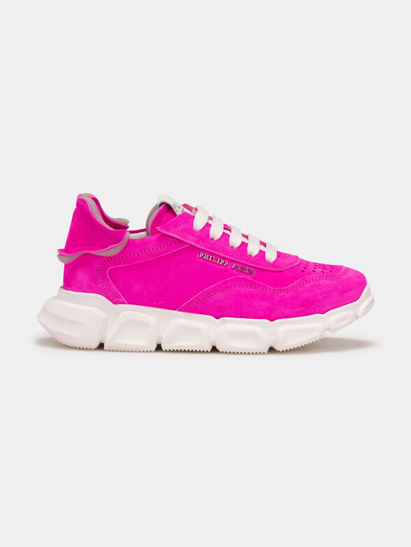 Sneakers in fuxia color - 1