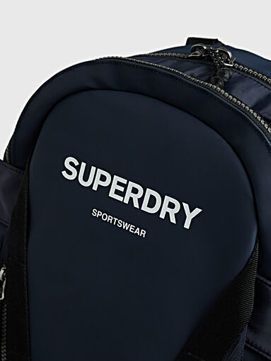Black backpack with logo detail - 3