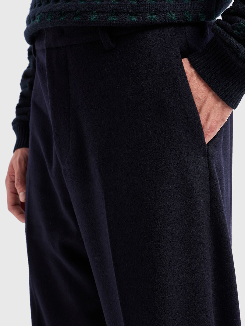 Wool blend trousers - 3