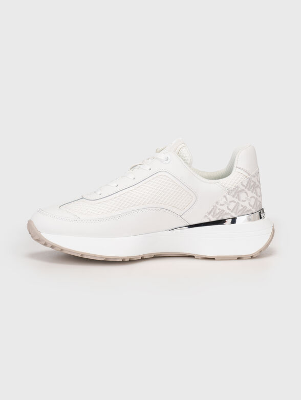 ARI leather and textile sneakers - 4