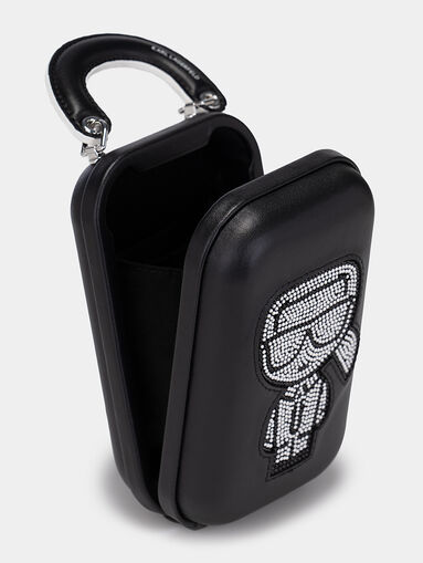 K/Ikonik Phone bag with appliqued rhinestones - 5