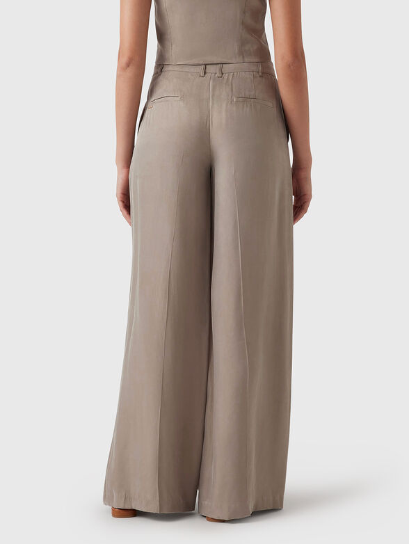 High-waisted wide-leg trousers - 2