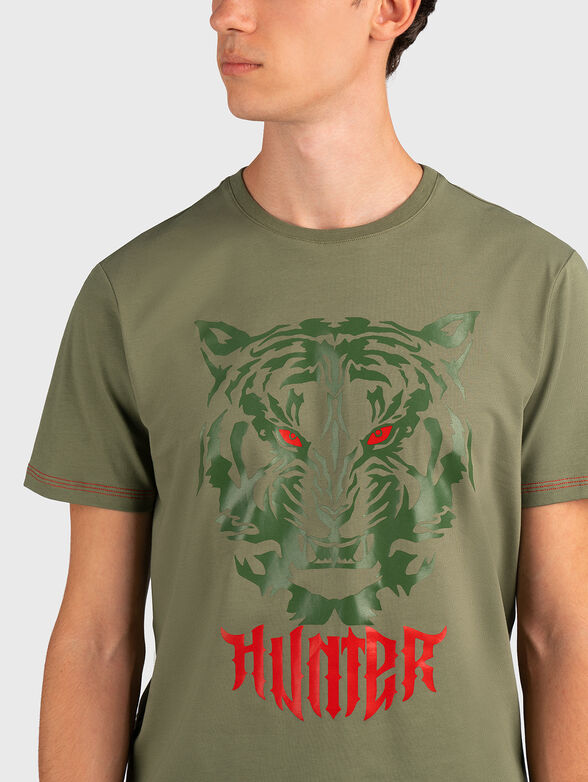 TS177 T-shirt with accent print - 5