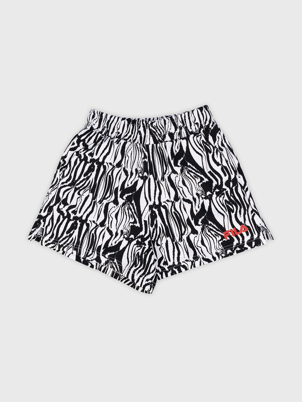 BURG AOP shorts with animal print - 1