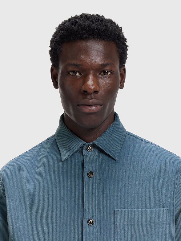 Corduroy overshirt - 4