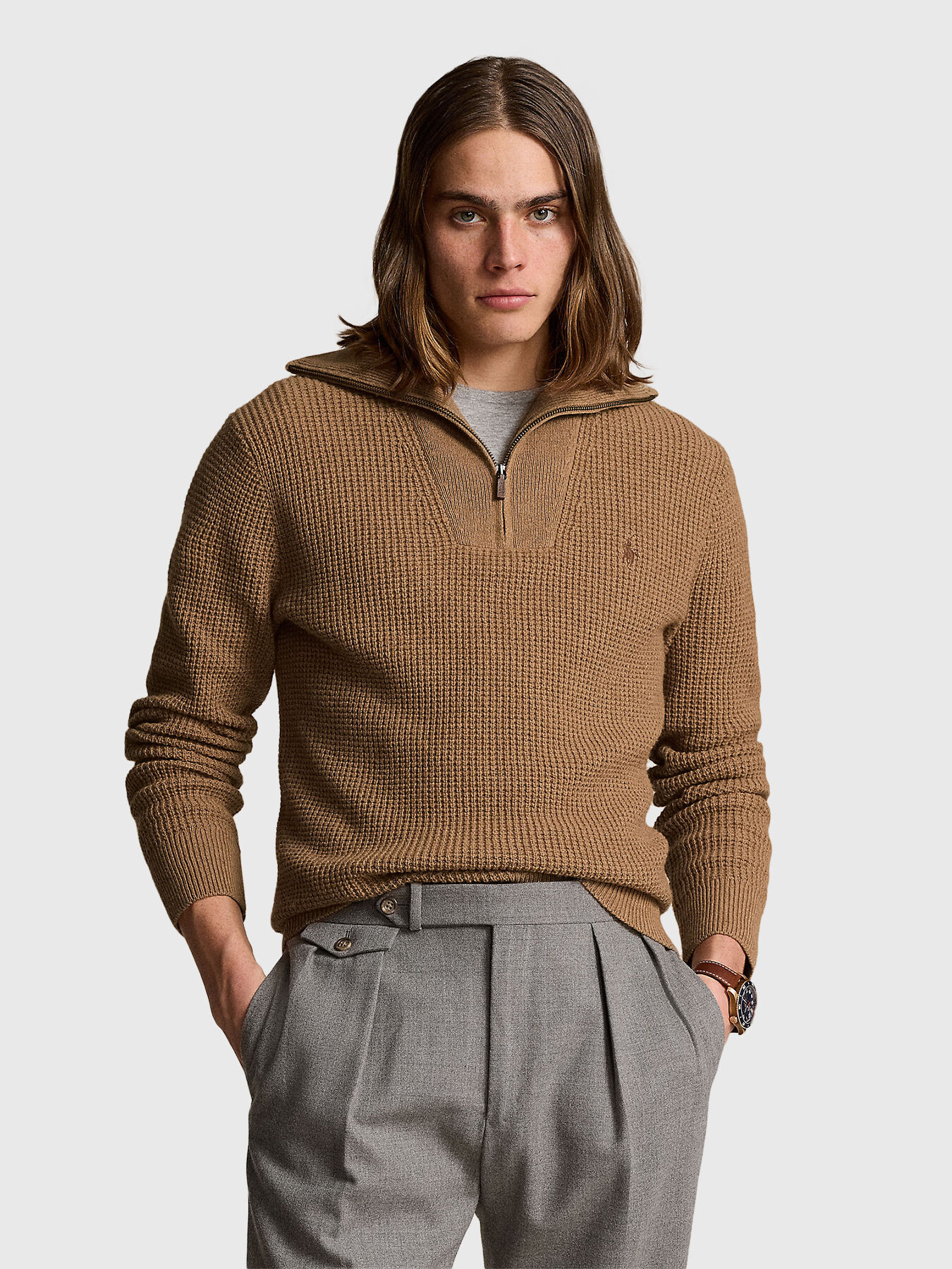 Brown sweater brand POLO RALPH LAUREN Globalbrandsstore en