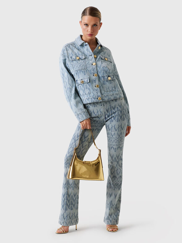 SARAH denim jacket with accent buttons - 2