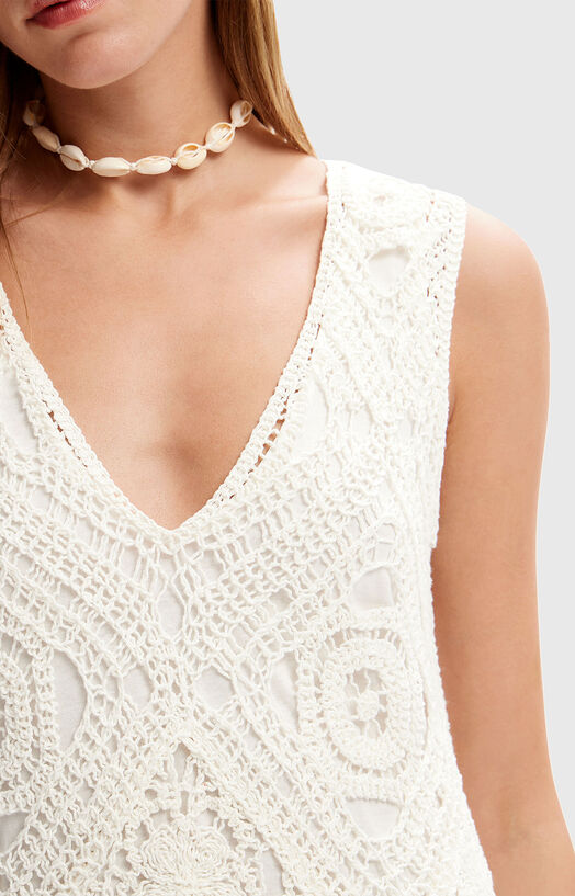 Crochet dress brand DESIGUAL  Globalbrandsstore.com/en