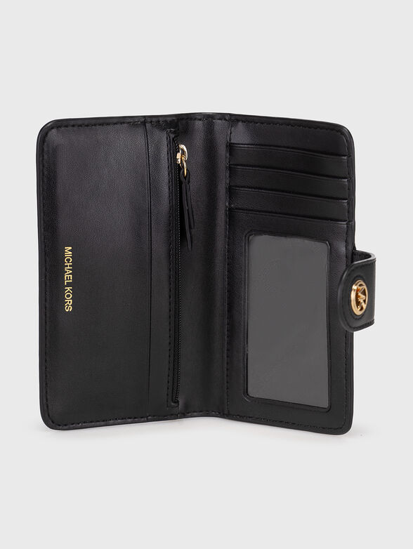 Black leather wallet  - 4