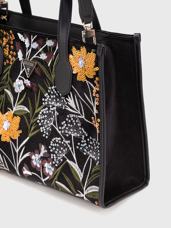 ZALINA 2 tote bag with floral motifs - 5