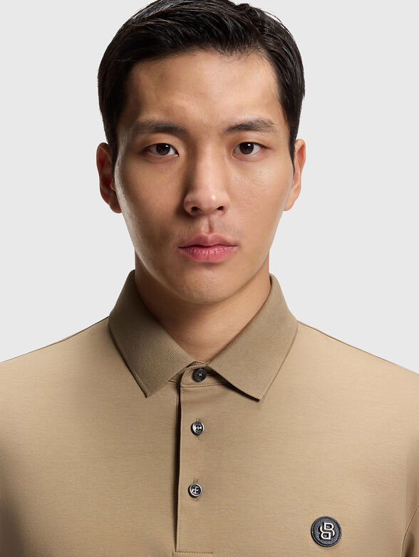 Short sleeved cotton polo shirt - 4