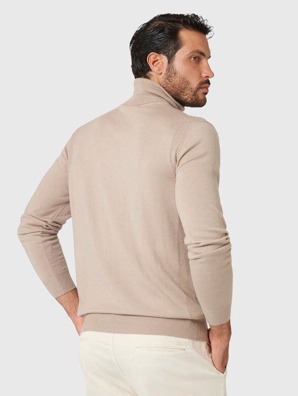 Turtleneck with logo embroidery  - 3
