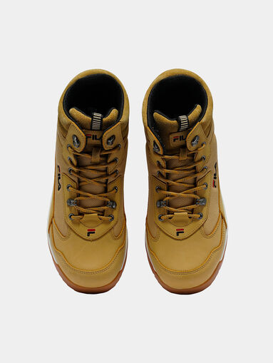 ALPHA MID Black high-top sneakers - 5