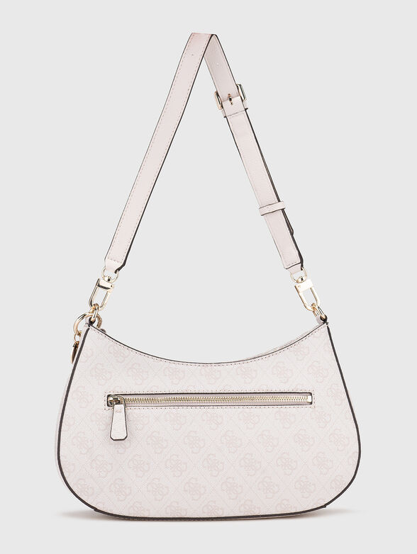 NOELLE bag with monogram print in beige - 2