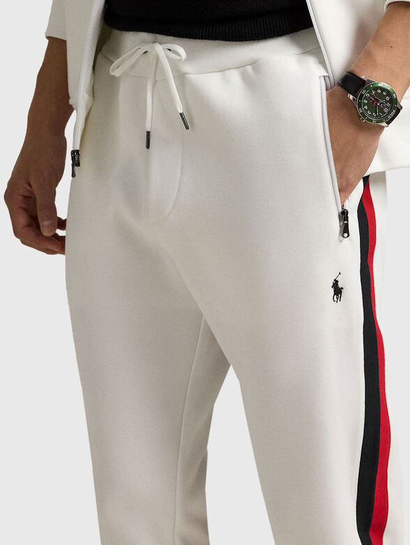 Contrast trim track pants - 3