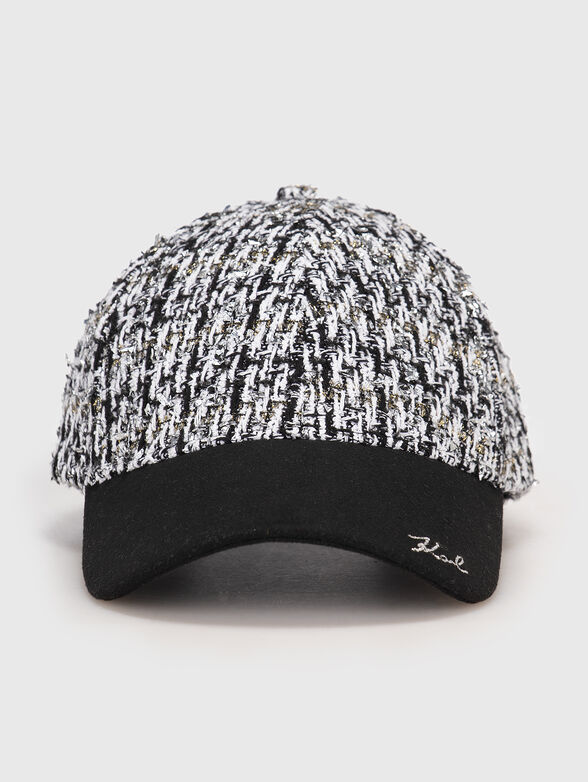 K/SIGNATURE bouclé hat - 1