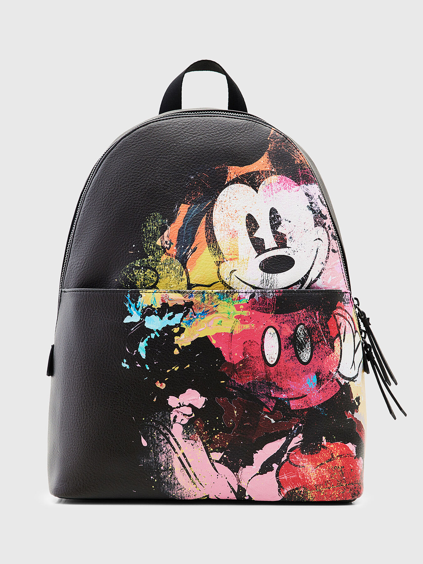 MICKEY black backpack with colorful print brand DESIGUAL Globalbrandsstore en