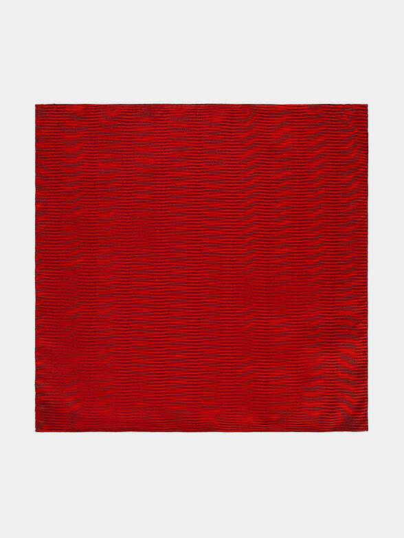 Red silk handkerchief - 1