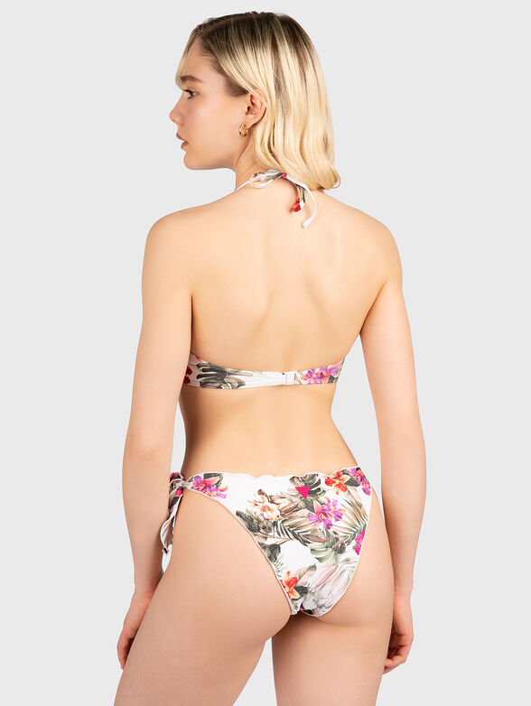 Bikini bottom with floral print - 2