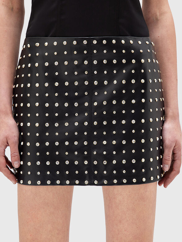 Midi skirt in leather - 3