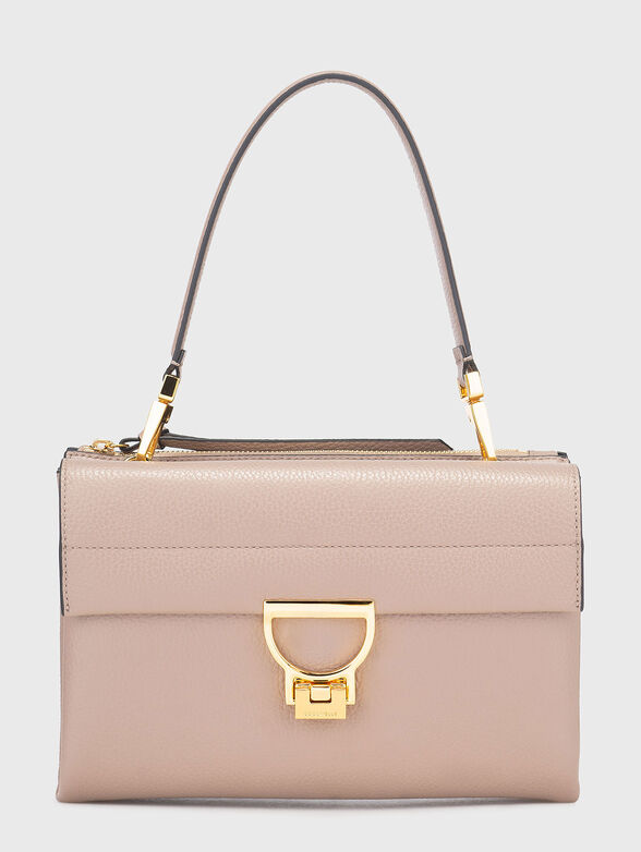 Leather bag with embossed texture - 1