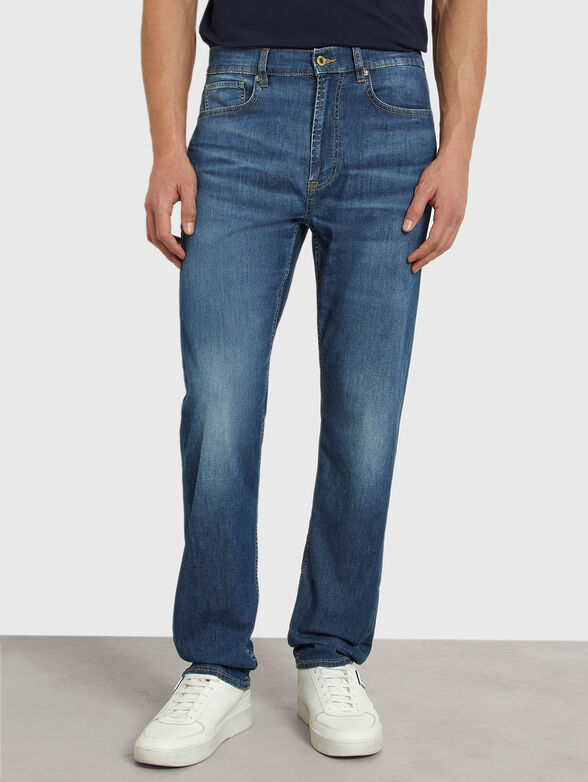 JAMES blue jeans with washed effect - 1