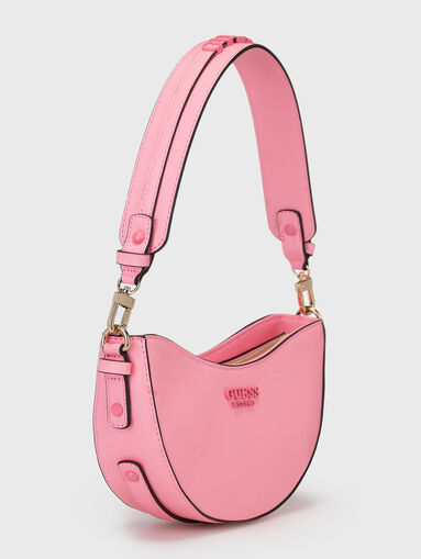 SARITA pink bag with logo details - 3