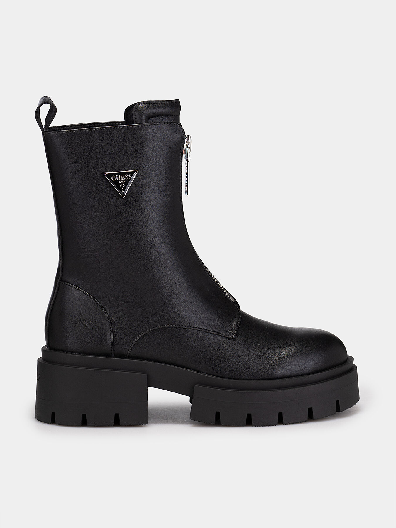 Guess boots mens zipper online