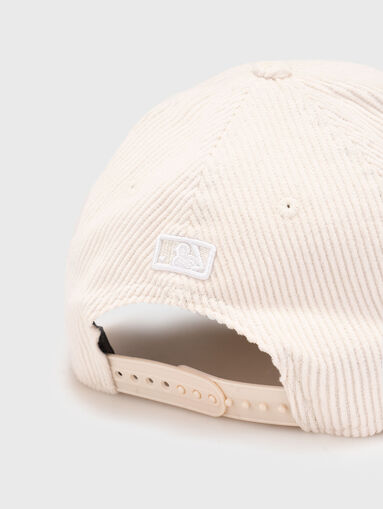 LA DODGERS MLB CORD CREAM 9FORTY cap - 5