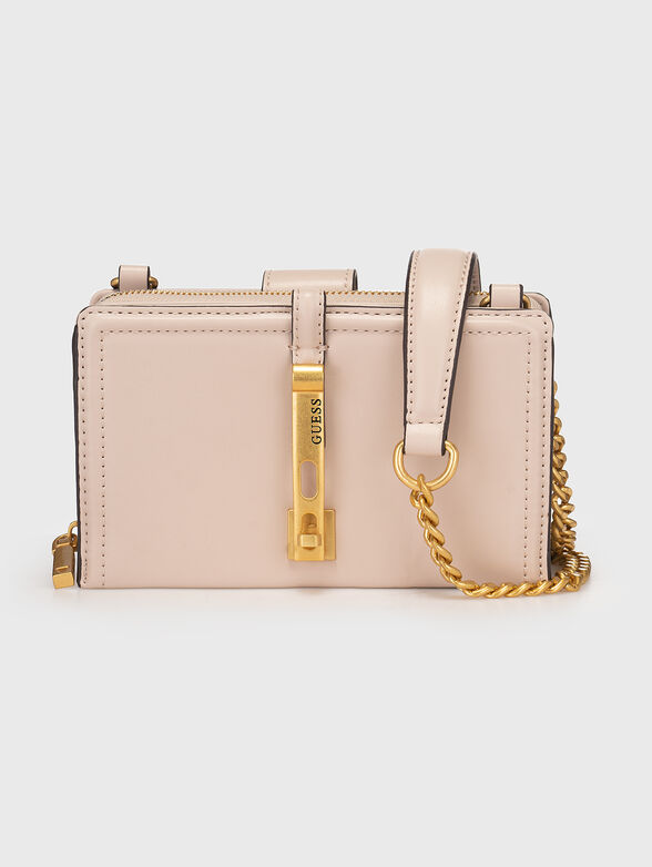 JAMES MINI crossbody bag in beige - 1