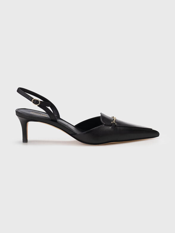 LENA leather heeled sandals - 1